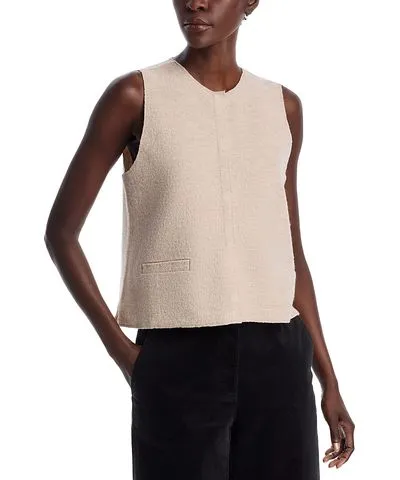 Eileen Fisher Round Neck Vest