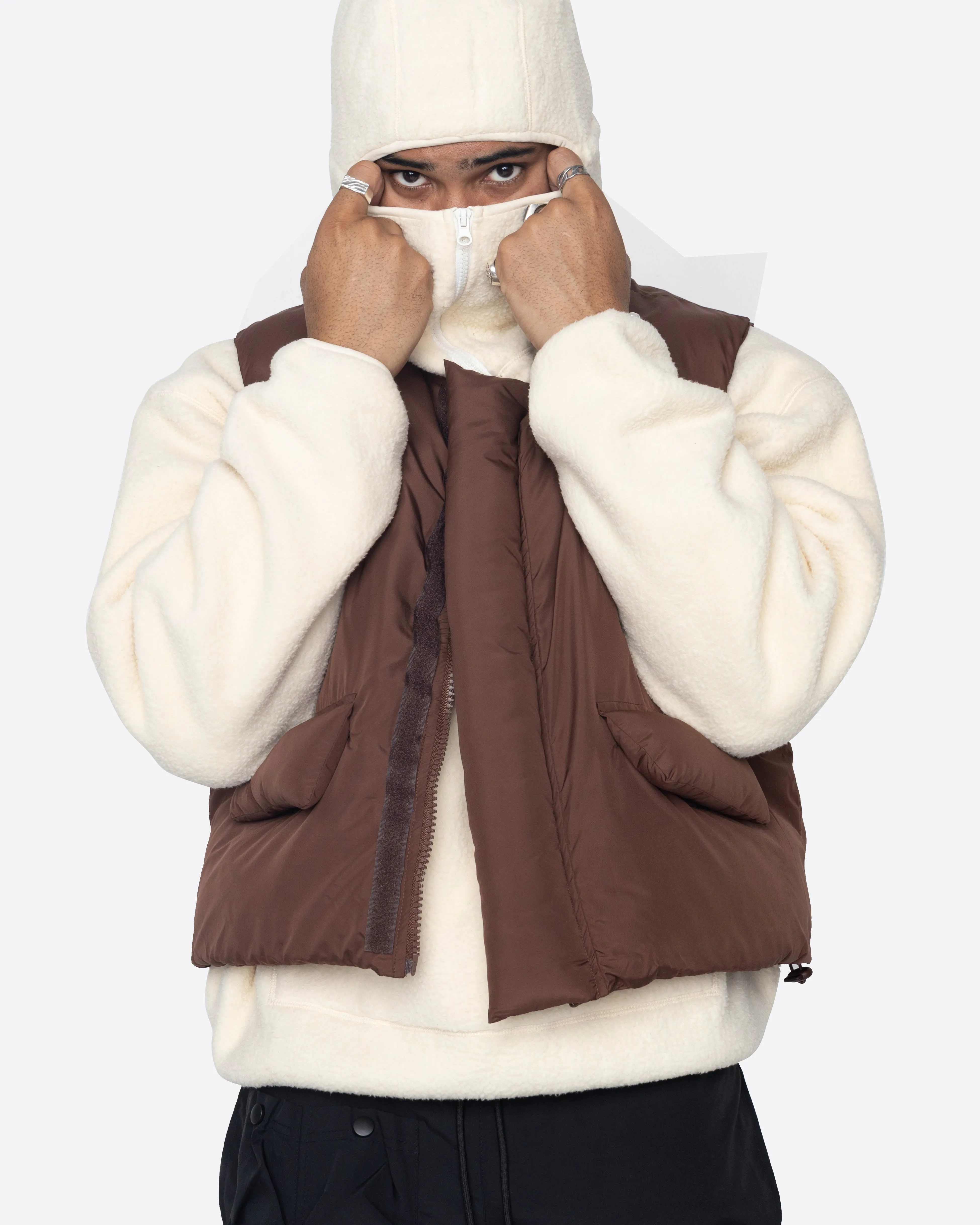 EPTM BUBBLE VEST-BROWN