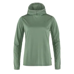 Fjallraven Womens Abisko Sun Hoodie Patina Green