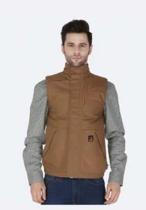 Forge | FR Canvas Duck Vest | Brown