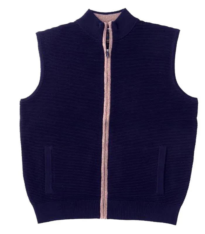 F/X Fusion Ottoman Navy Full Zip Vest 