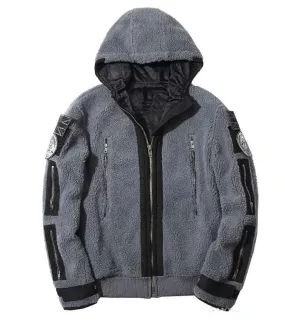 Ghost Call of Duty Sherpa Grey Hoodie