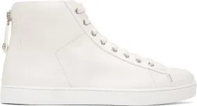 Gianvito Rossi White Leather Sneakers