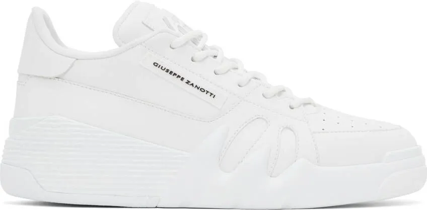 Giuseppe Zanotti White Talon Sneakers