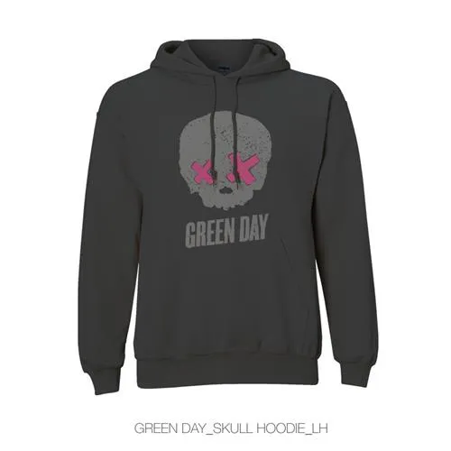 Green Day Grey Skull Pullover