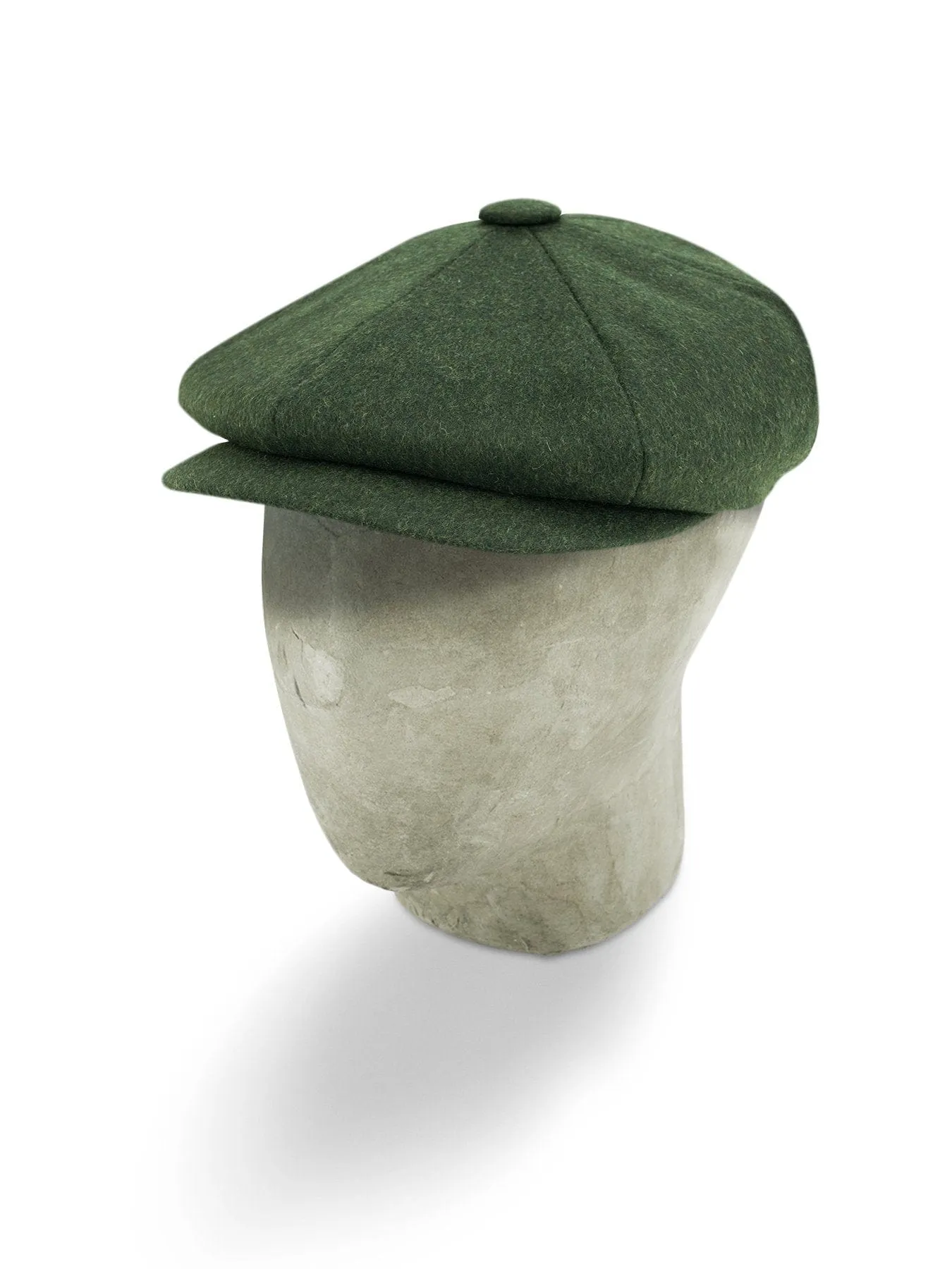 Green Loden Gatsby Cap