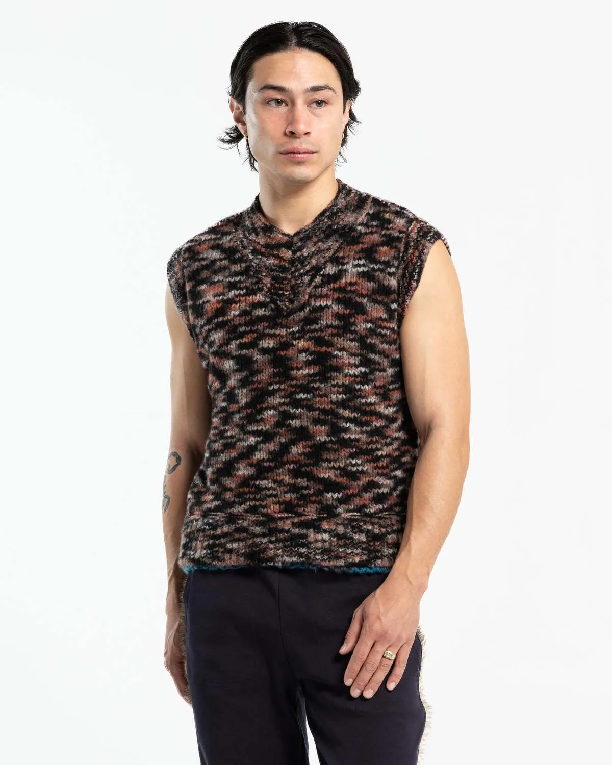 Gudea Vest - Black/Speckled White