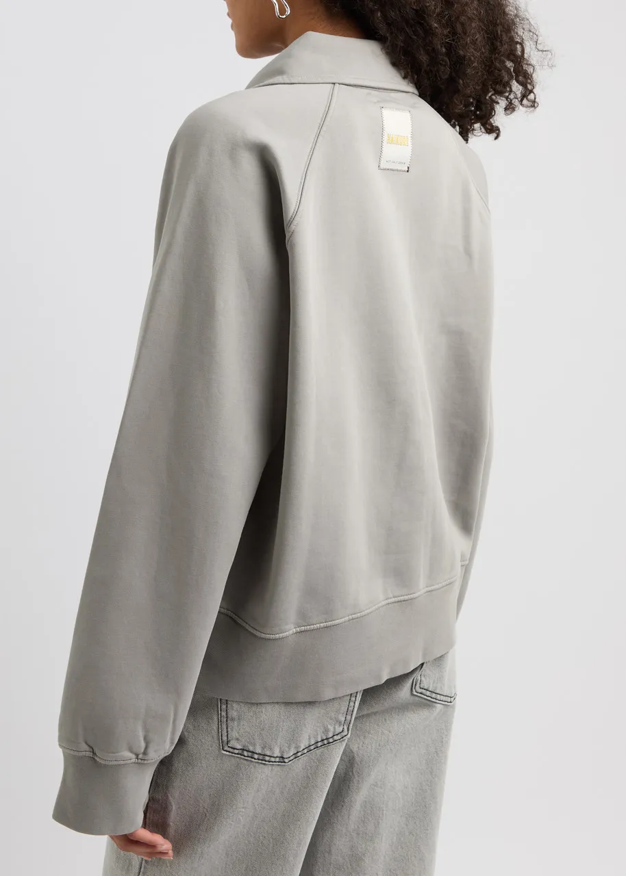 HAIKURE  Edie cotton polo sweatshirt -                         -                     -                