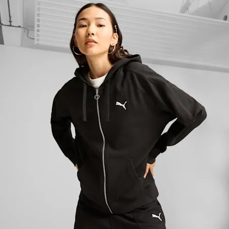 HER Women's Full-Zip Hoodie | PUMA Black | PUMA Shop All Puma | PUMA 