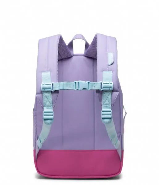 Herschel Heritage Youth Backpack-PurpRose/SpunSugar/Strwbrry