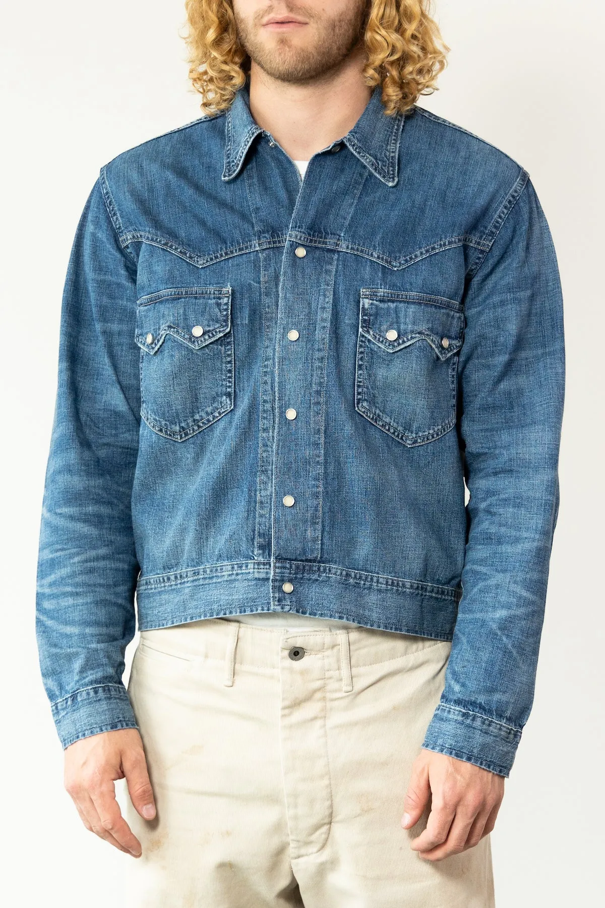 Hewson Indigo Denim Western Jacket - Hewson Wash