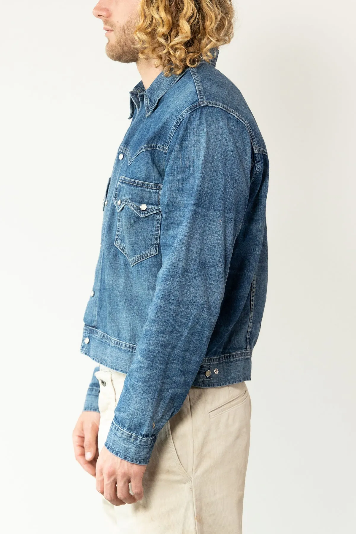 Hewson Indigo Denim Western Jacket - Hewson Wash