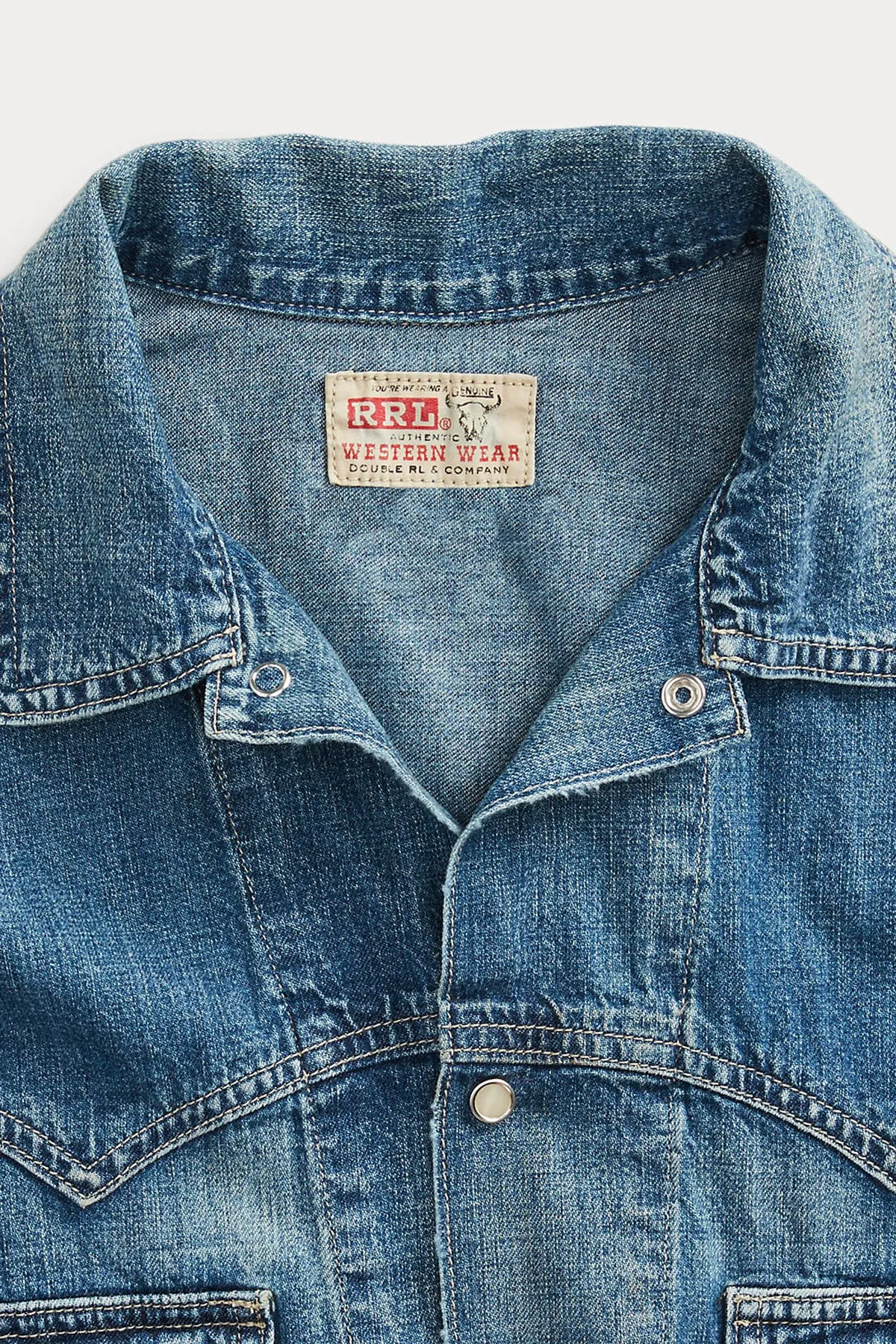 Hewson Indigo Denim Western Jacket - Hewson Wash