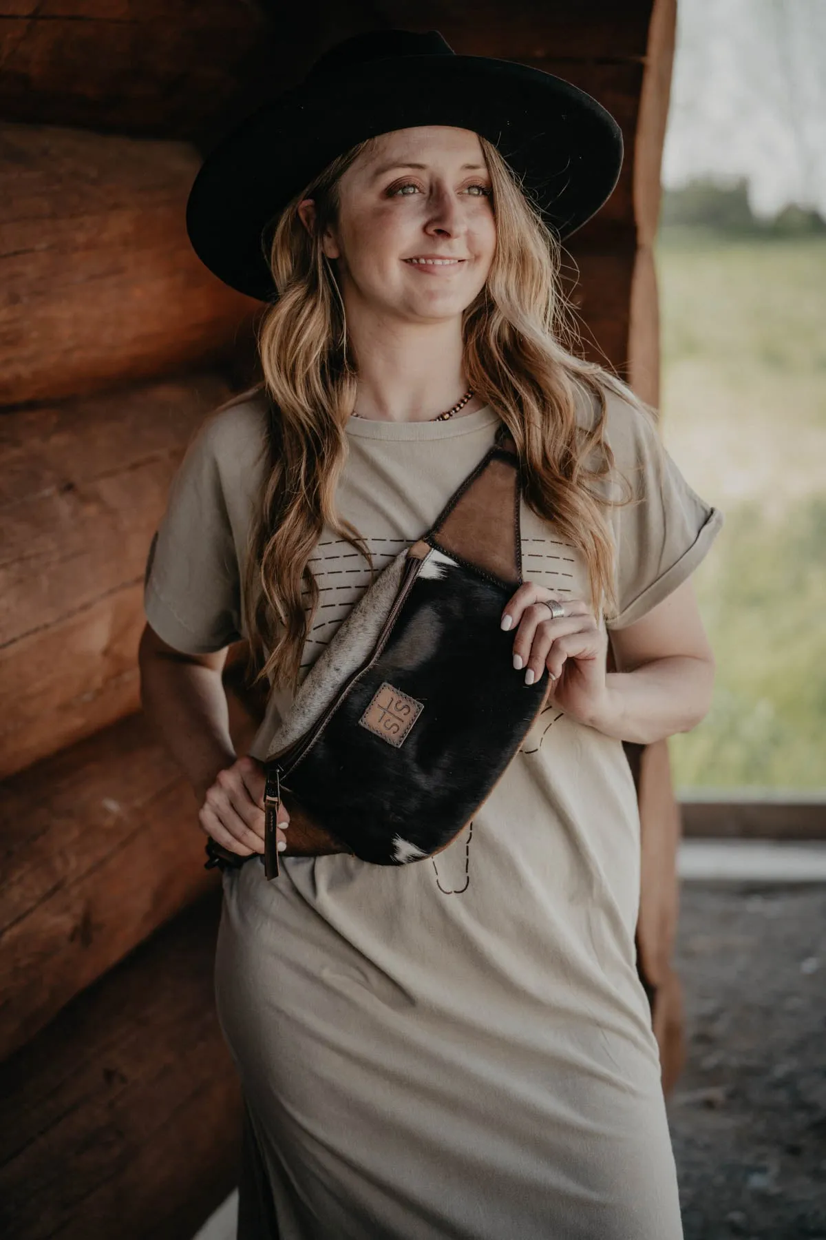 'Hildy' Roswell Cowhide belt bag by STS Ranchwear