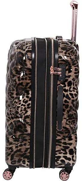 it Girl Opulent Leopard Hardside 3-Piece Luggage Set 