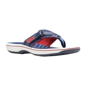 JCPenney Clarks Womens Cloudsteppers Breeze Sea Flip-Flops