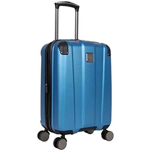 Kenneth Cole Reaction Continuum Hardside 8-Wheel Expandable Upright Spinner Luggage, Vivid Blue, 2-Piece (20