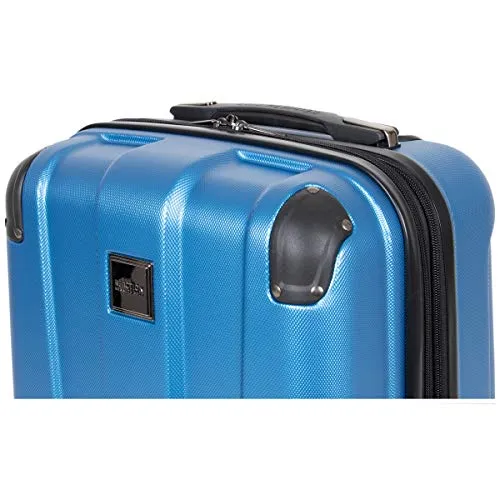 Kenneth Cole Reaction Continuum Hardside 8-Wheel Expandable Upright Spinner Luggage, Vivid Blue, 2-Piece (20