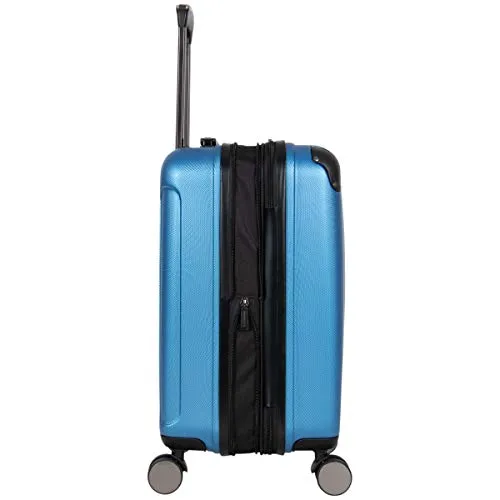 Kenneth Cole Reaction Continuum Hardside 8-Wheel Expandable Upright Spinner Luggage, Vivid Blue, 2-Piece (20