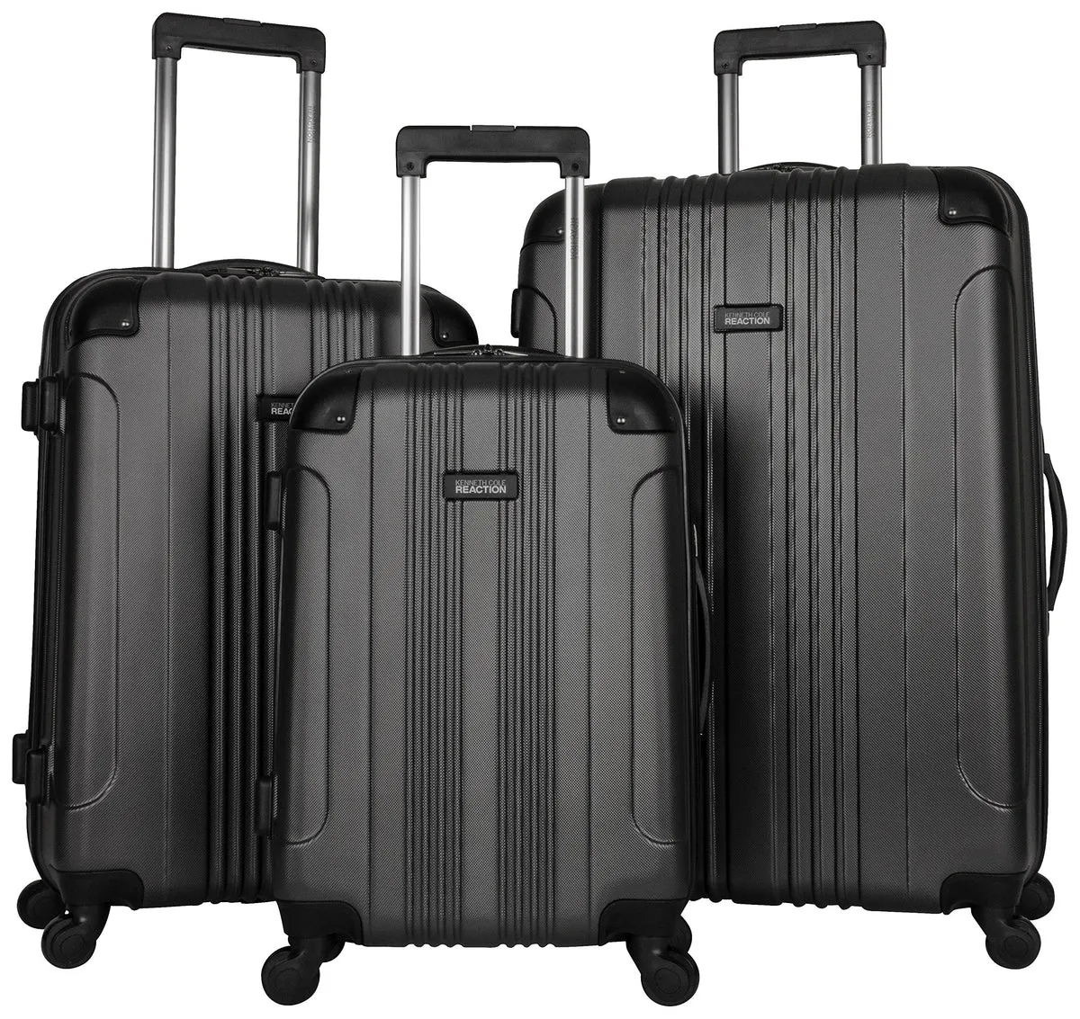 Kenneth Cole Reaction Out Of Bounds 3-Piece Lightweight Hardside 4-Wheel Spinner Luggage Set: 20