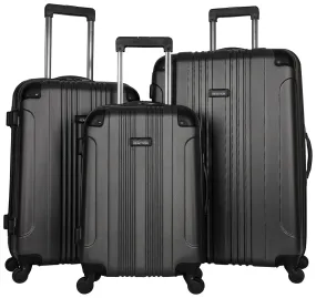 Kenneth Cole Reaction Out Of Bounds 3-Piece Lightweight Hardside 4-Wheel Spinner Luggage Set: 20 Carry-On, 24, & 28