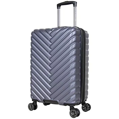 Kenneth Cole Reaction Women's Madison Square Hardside Chevron Expandable Luggage, Smokey Purple, 20-Inch Carry On