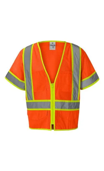 Kishigo 1242-1243 Ultra-Cool Six-Pocket Mesh Surveyors Vest