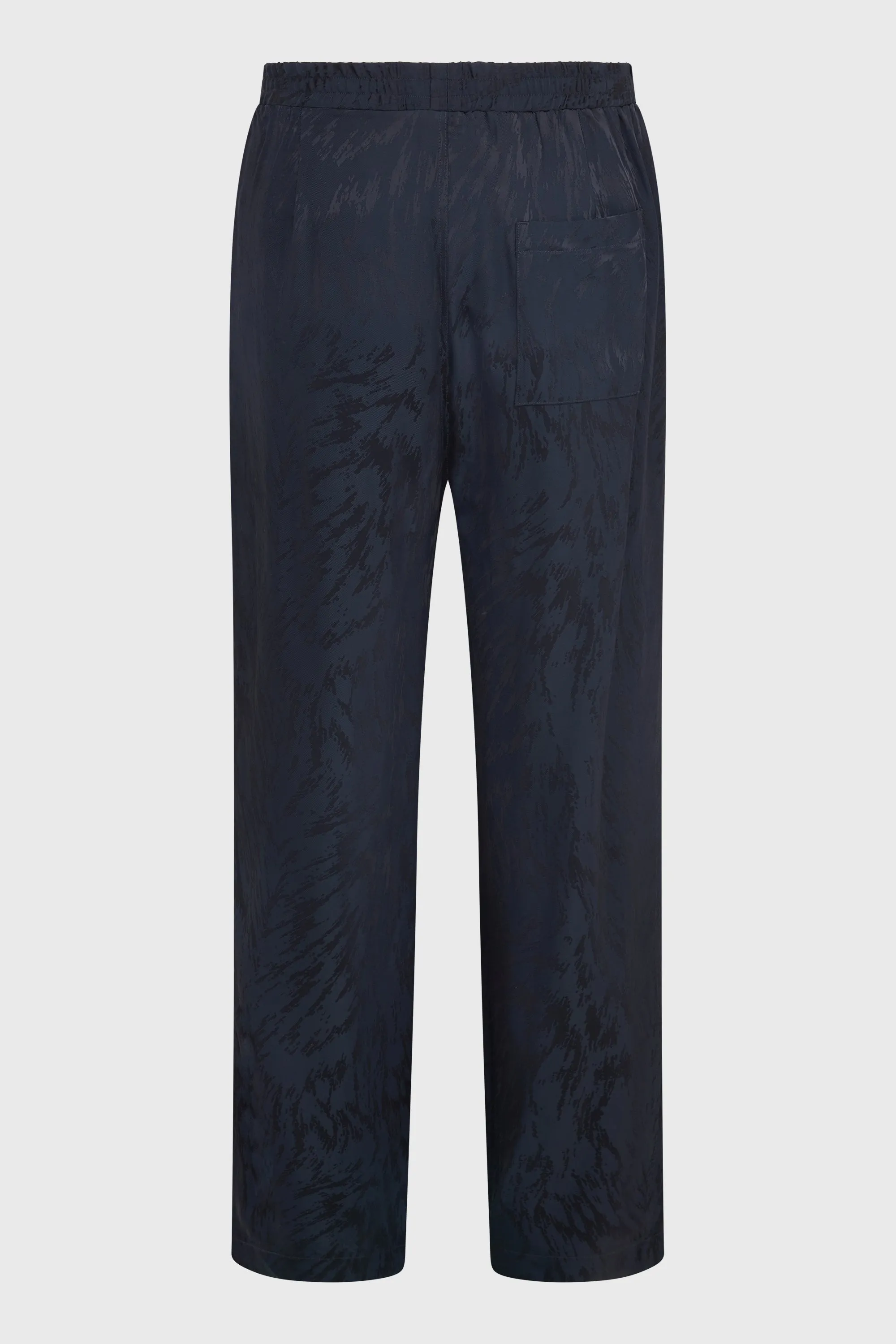 LARGE JOGGING TROUSERS IN SHINY FUR JACQUARD