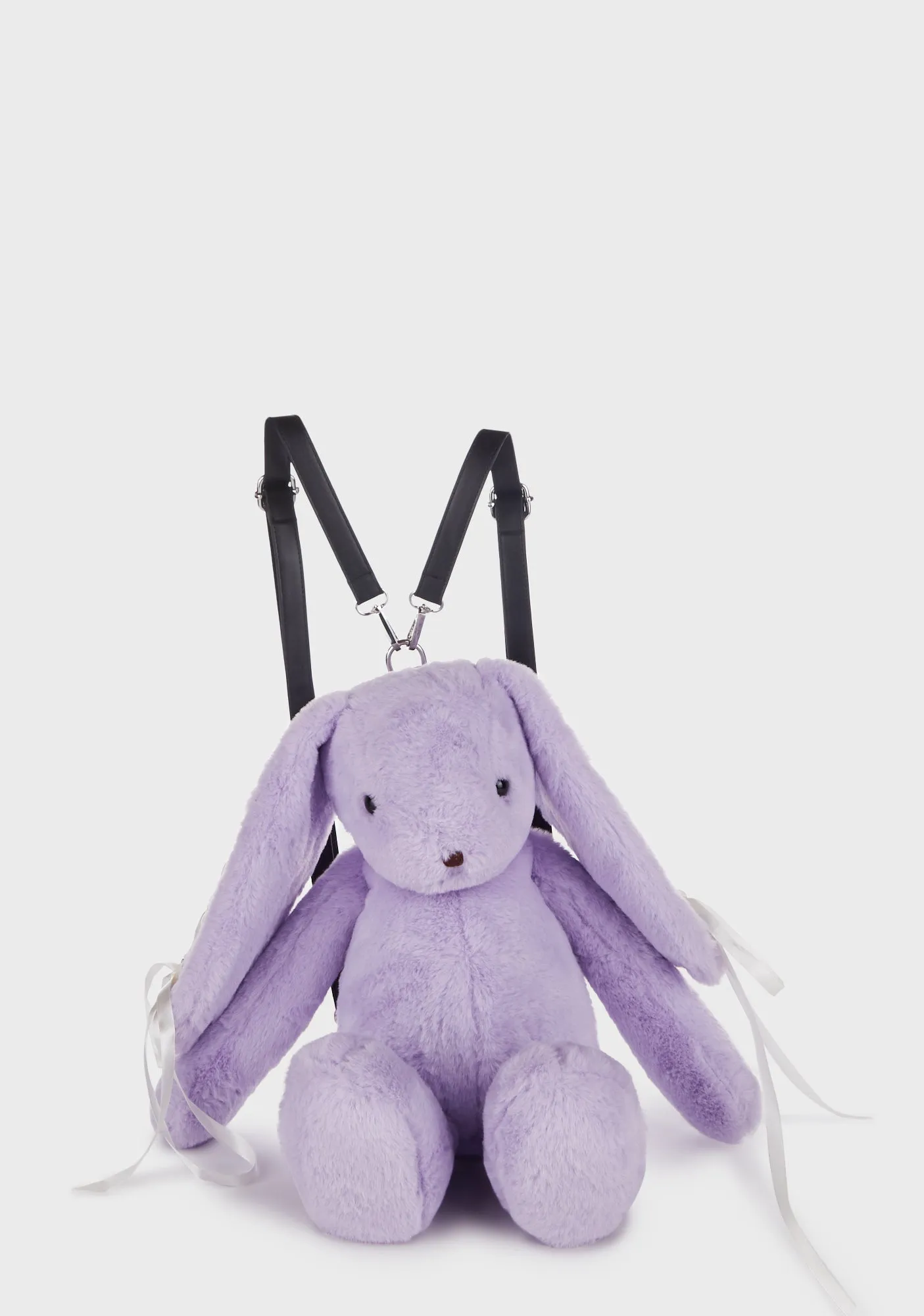 Lavender Cuddly Bunny Plush Backpack-