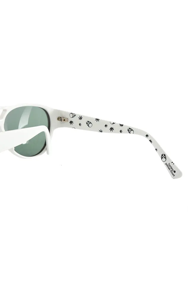 Leaf Sunglasses White