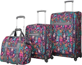 Lily Bloom Wildwoods 3-Piece Under Seat Luggage Set 