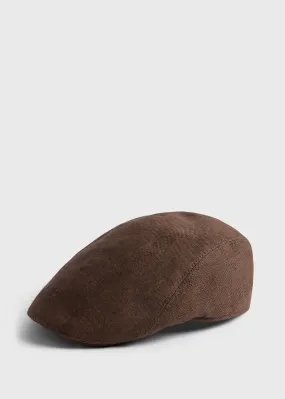 Linen Hopsack Ivy Cap