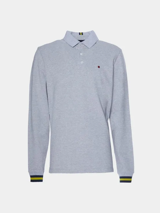 Long-sleeved polo shirt