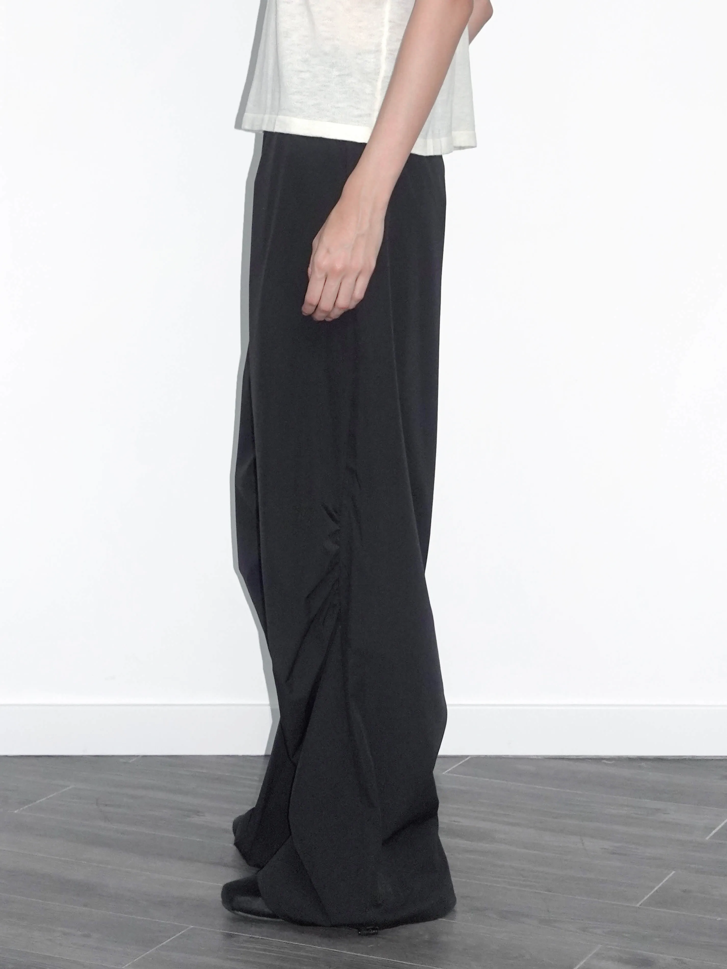 Loose Parachute Trousers with Elastic Waist