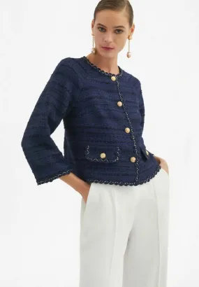 Luisa Spagnoli VITE CREW NECK JACKET