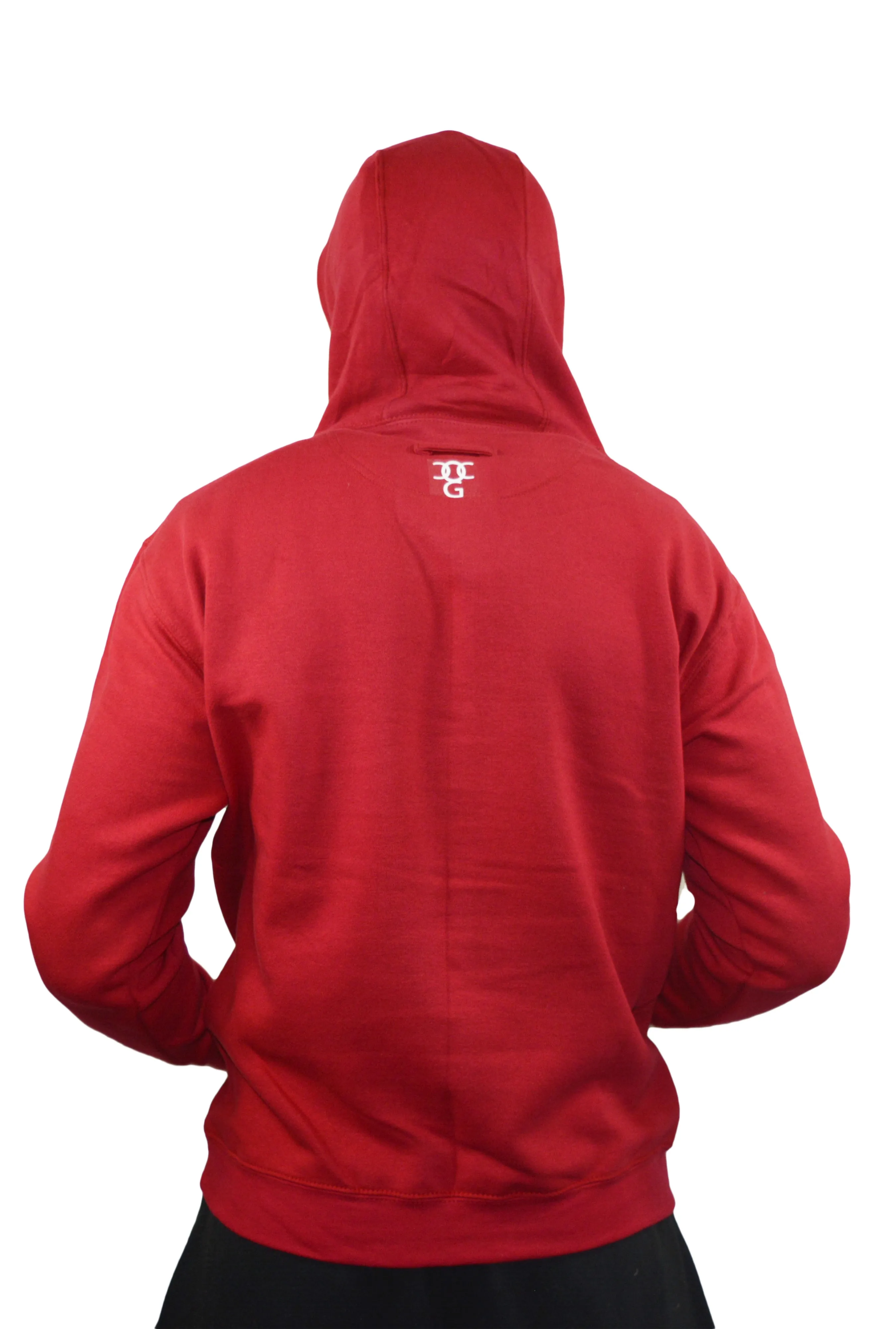 Men Red / White Killuminati Pullover Hooded Top