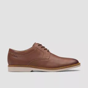 Men's | Clarks | 26172070 | Atticus LT Lace | Dark Tan Leather