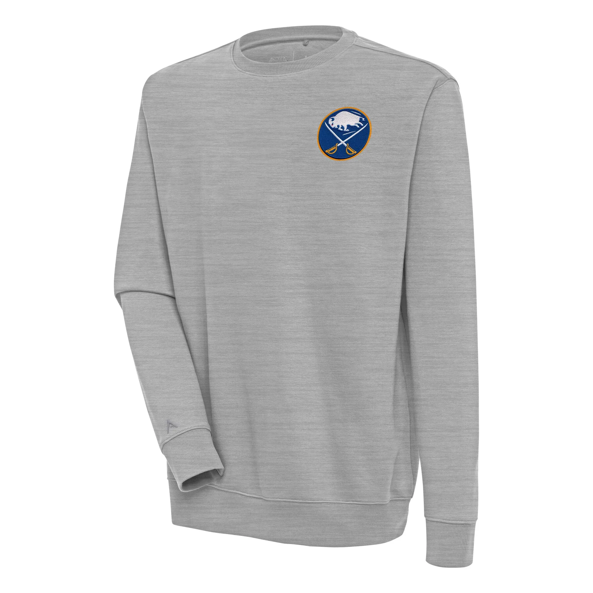 Men's Buffalo Sabres  Antigua Heather Gray Victory Pullover Sweatshirt