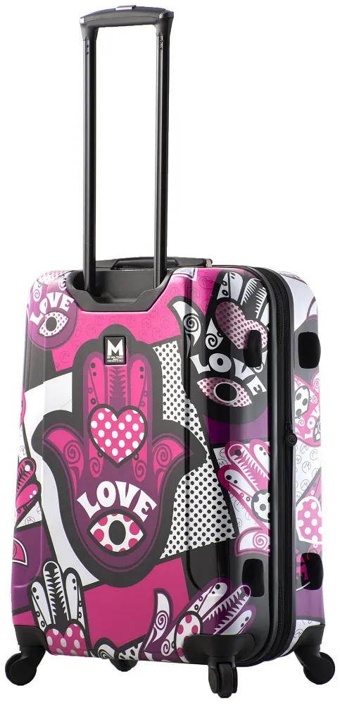 Mia Toro Limited Edition Hamsa Love 3-Piece Luggage Set 