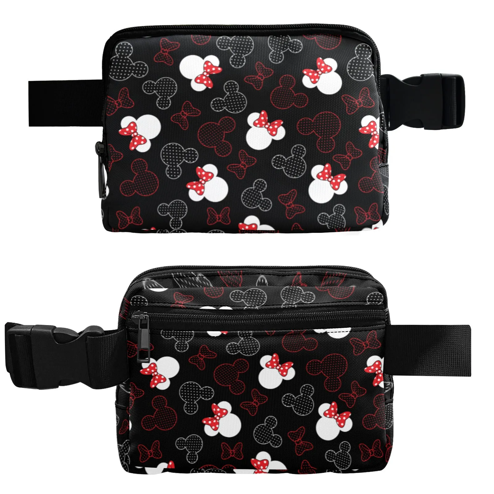 Mickey And Minnie Dots Belt Bag