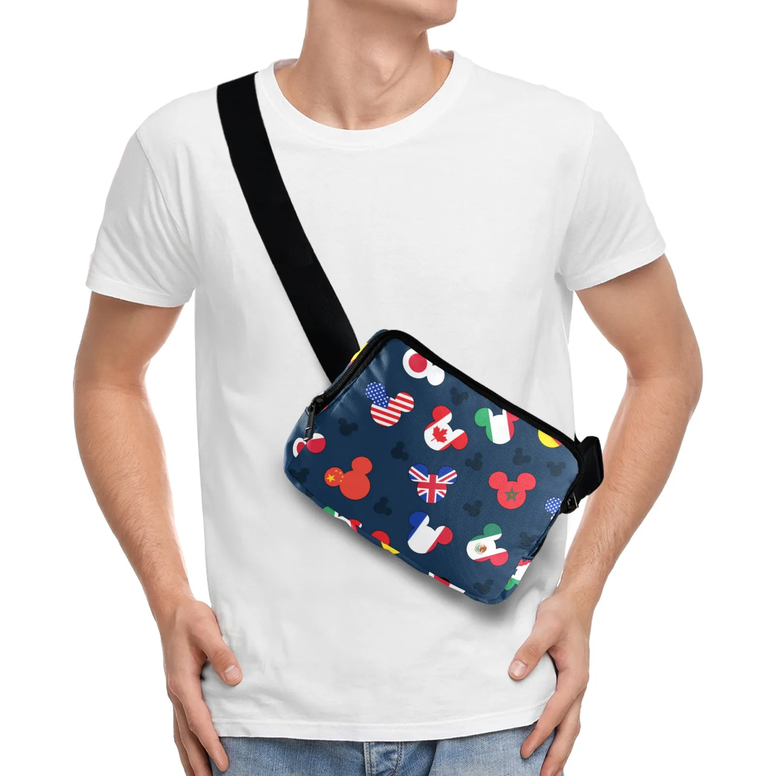 Mickey Flags Belt Bag