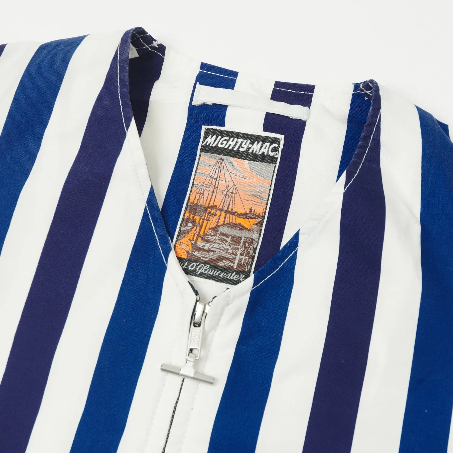 Mighty Mac Vest - Blue Stripe