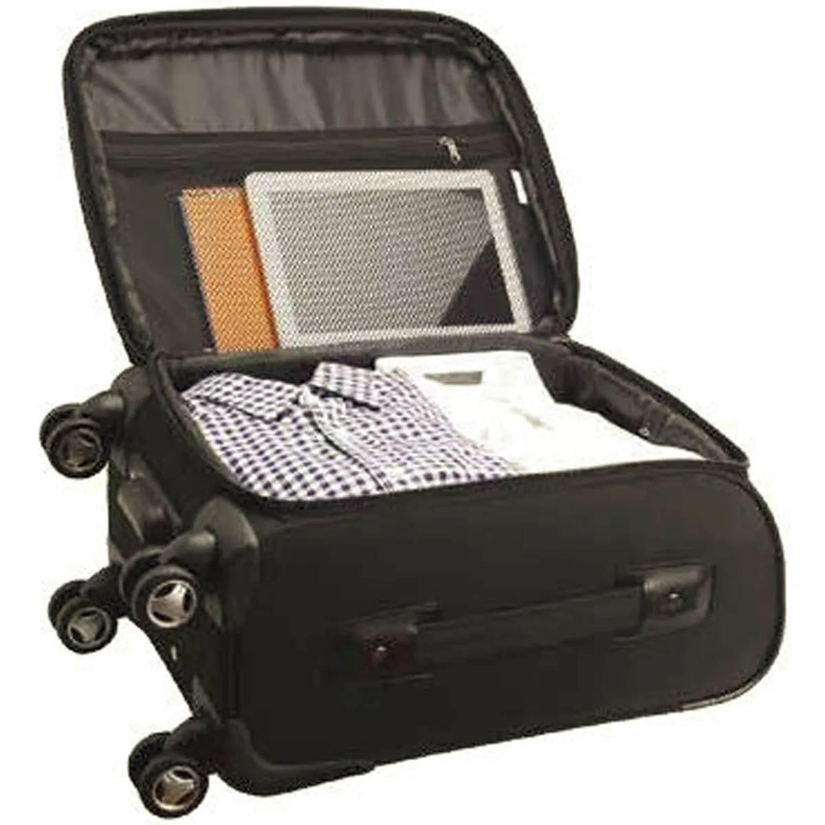 Mojo Sports Luggage 22In 8 Wheel Spinner Carry On - Central Division