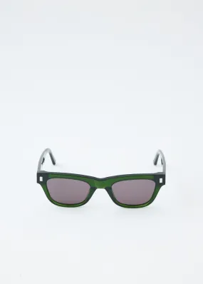 Monokel -  Aki Bottle Green Sunglasses - Sunglasses