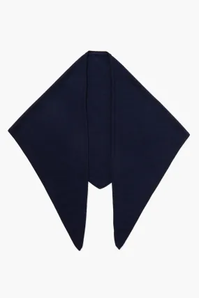 Navy Triangle Scarf