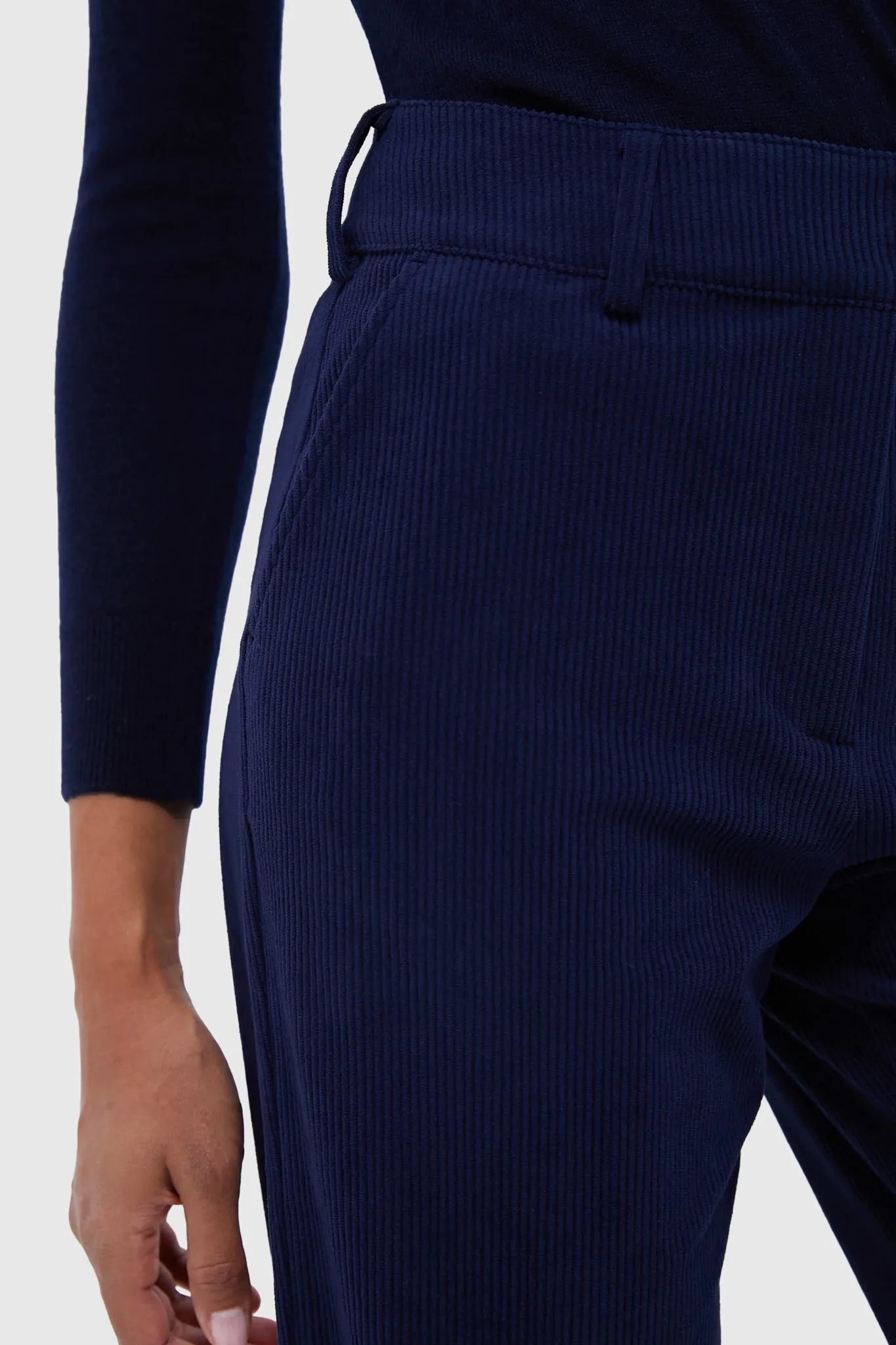 Navy Wide Wale Corduroy Hunter Pants