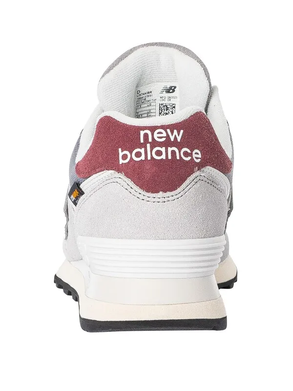 New Balance 574 Suede Trainers - Grey