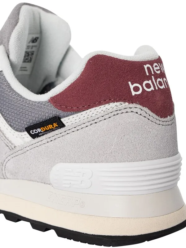 New Balance 574 Suede Trainers - Grey