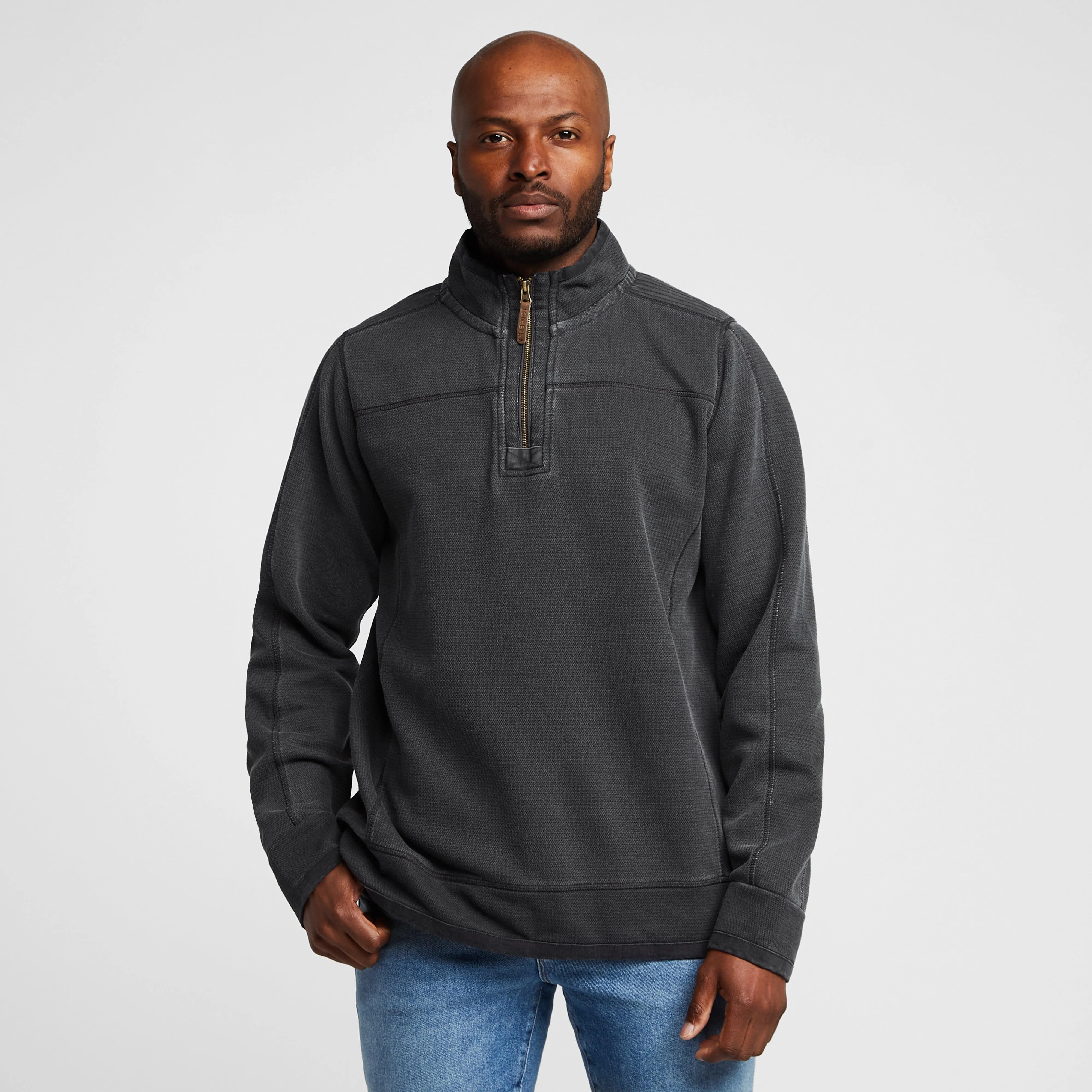 One Earth Men's Tankerton Pique Half Zip Pullover | Millets