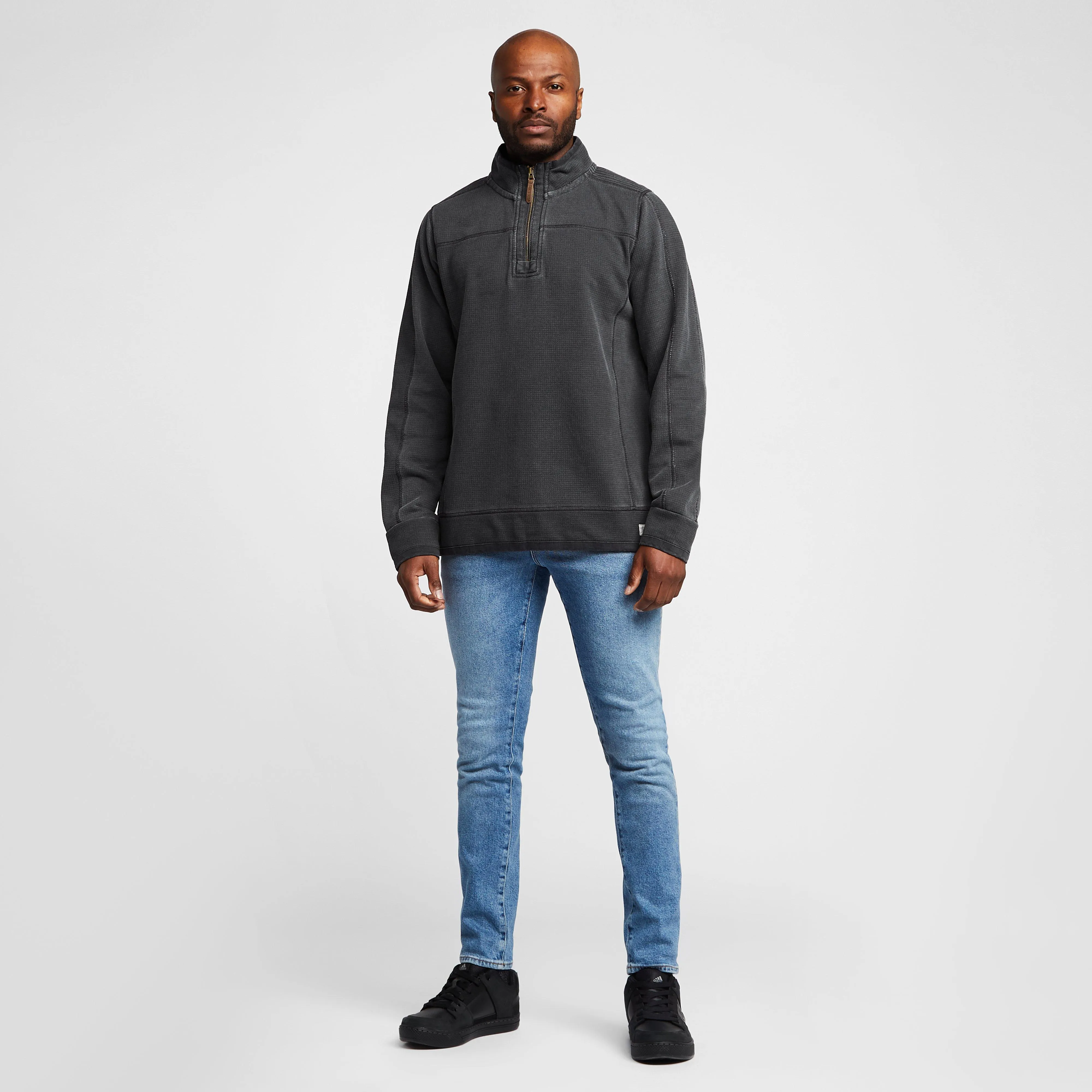 One Earth Men's Tankerton Pique Half Zip Pullover | Millets